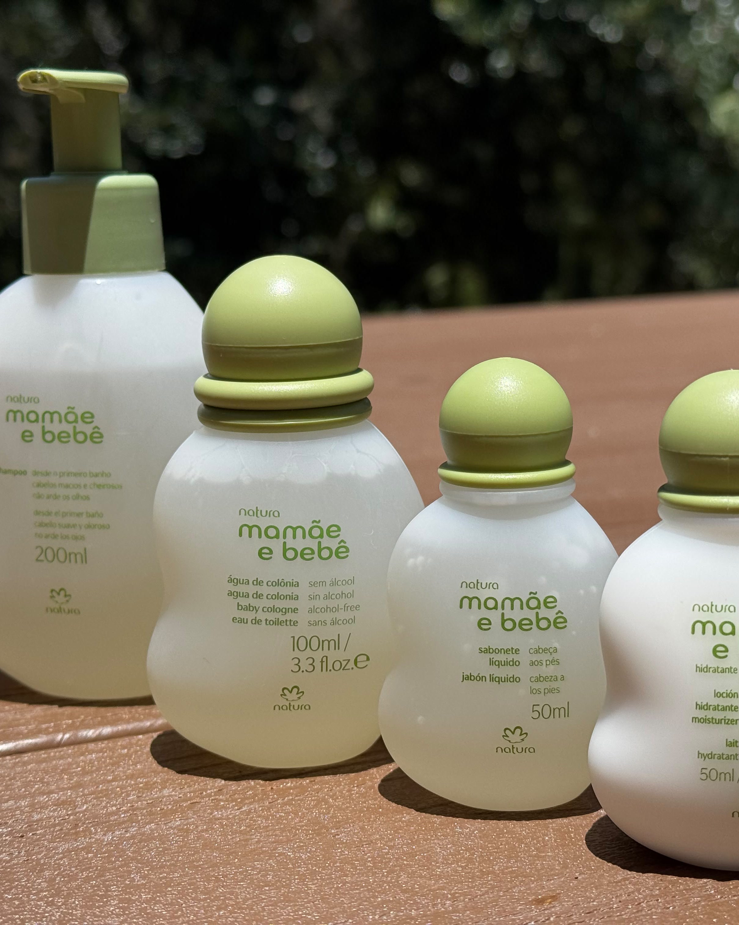 Natura Mamãe e Bebê baby care product line